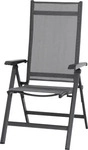 Siena Garden Tesoro Klappsessel anthrazit / schwarz-silber anthrazit/schwarz-silber