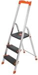 SONGMICS Leiter mit 3 Stufen GLT03BK