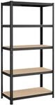 SONGMICS Lagerregal 200 x 100 x 50 cm schwarz GLR050B01