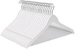 SONGMICS Kleiderb&uuml;gel Ahornholz 20 St&uuml;ck Wei&szlig; CRW03W-20