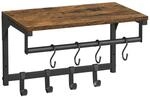 VASAGLE Wandgarderobe mit 8 Haken LCR103B01
