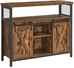 VASAGLE Sideboard mit 2 Schiebet&uuml;ren B34LSC092B01