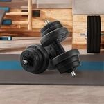 SONGMICS Kurzhantel-Set 20 kg Schwarz SYLB3520HV1