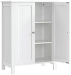 VASAGLE Badezimmerschrank mit Doppelt&uuml;r BCB60W