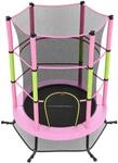 SONGMICS Trampolin Kinder, 174 cm Kindertrampolin mit Sicherheitsnetz,...