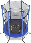 SONGMICS Trampolin Kinder, 174 cm Kindertrampolin mit Sicherheitsnetz...