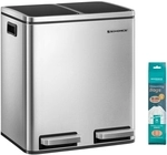 SONGMICS M&uuml;lltrennsystem 30 Liter (2 x 15 L) LTB30H