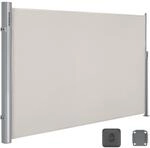 SONGMICS Seitenmarkise 180 x 300 cm Beige GSA180E