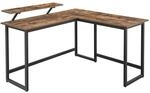 VASAGLE L-f&ouml;rmiger Computertisch LWD56X