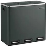 SONGMICS Treteimer mit 3 F&auml;chern B34LTB54GS