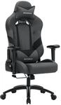 SONGMICS Gamingstuhl mit Lendenkissen Grau RCG13G