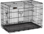 Feandrea Hundek&auml;fig 92,5 x 57,5 x 64 cm mit T&uuml;ren PPD36BK