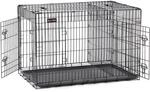 Feandrea Hundek&auml;fig mit 2 T&uuml;ren PPD48BK