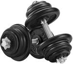 SONGMICS Hanteln aus Gusseisen 50 kg SYL50BS