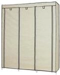 SONGMICS Gro&szlig;er Stoffschrank 175 x 150 cm Beige RYG12M