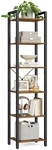 VASAGLE Regal Standregal mit 6 Ebenen offene Ablagen 30 x 40 x 186 cm