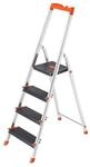 SONGMICS Leiter mit 4 Stufen GLT04BK