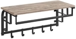 VASAGLE Wandgarderobe mit Ablage LCR012B02