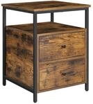 VASAGLE Nachttisch 45 x 45 x 60 cm LET067B01
