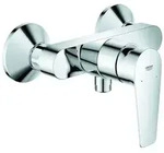 EH-Brausebatterie BauEdge Wandmontage eigensicher chrom Grohe