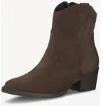 Tamaris Lederstiefeletten Damen Stiefel Modestiefel mocca 36 braun