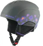 Alpina PIZI Kinder Skihelm Snowboardhelm midnight-grey leo matt 46-51 grau
