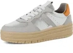 Tamaris Damen Lace-up Sneaker Halbschuhe silber 37