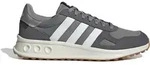 adidas RUN 84 Herren Sneaker Low sportlich Freizeitschuhe grau/wei&szlig; 42 2/3