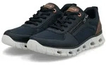 Rieker Herren Halbschuhe Schn&uuml;rer Sneaker dunkelblau 41