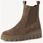 Tamaris Chelsea Boots Damen Modestiefel Stiefeletten taupe 36 braun