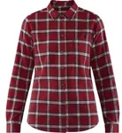 Fj&auml;ll R&auml;ven &Ouml;vik Flannel Shirt Flanellhemd aus Baumwolle Leicht Damen Rot rot