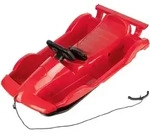 Alpengaudi Alpen Race Bob Kinder Lenkbob Schlitten Lenkschlitten rot