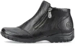 Rieker HWK Damen Stiefeletten Slipper gef&uuml;ttert schwarz 38