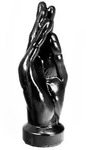 HUNG SYSTEM - HELLO ANAL PLUG SCHWARZE FARBE 23,7 CM