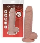Mr. Intense NR. 20 realistischer Penis 20 CM -O- 4.6 CM - Beige / 20 cm
