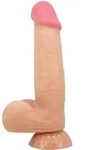PRETTY LOVE - SLIDING SKIN SERIES REALISTISCHER DILDO MIT GLEITENDEM HAUT-SAUGNAP