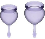 SATISFYER - FEEL GOOD MENSTRUAL CUP LILA 15 + 20 ML - LILA