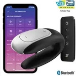 SATISFYER - Double Fun Partner Vibrator Schwarz