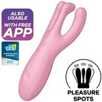 SATISFYER - Threesome 4 Vibrator App - Rosa