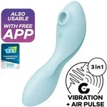 SATISFYER - Curvy Trinity 5 Air Pulse Stimulator & Vibrator App - Blau