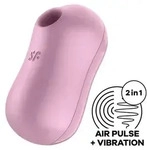 SATISFYER - Cotton Candy Air Pulse Stimulator & Vibrator - Lila