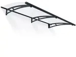 Palram-Canopia T&uuml;r Vordach AQUILA 2050 LxTxH 205x91x17cm 4mm Acryl grau/klar