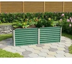 Vitavia Hochbeet Linus 630 BxTxH 96x188x63cm Zincalume&reg; seegras/alu
