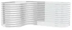 Vitavia ERWEITERUNG Curve 858 f&uuml;r Hochbeet Basic 858 H&ouml;he 86cm blank