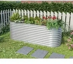 SET Vitavia Hochbeet Vita 858 Basic + Erweiterung 82x242cm H&ouml;he 86cm blank