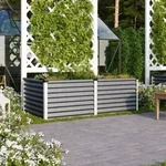 Vitavia Hochbeet Linus 630 BxTxH 96x188x63cm, Zincalume&reg; granit/alu