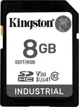 Kingston SDIT/8GB, SD Card 8GB Kingston SDHC Industrial -40C to 85C retail
