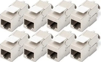 DIGITUS DN-93615-8, DIGITUS Keystone Jack Cat6A/RJ45->LSA geschirmt 500MHz 8St