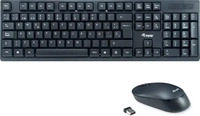 equip 245221, Equip Wireless Tastatur + Maus, Layout spanisch schwarz