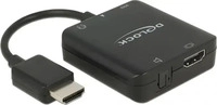 Delock 63276, Delock HDMI Audio Extractor 4K 60 Hz compact